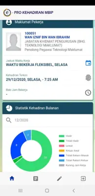 eProKehadiran MBIP android App screenshot 4